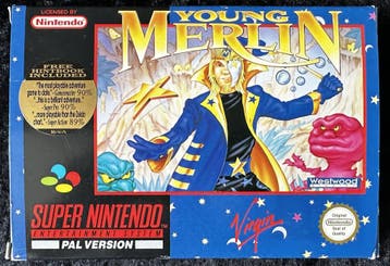 Young Merlin Nintendo SNES Boxed PAL, Games en Spelcomputers, Verzenden, Nieuw