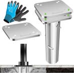 Universele metalen grondplaat voor parasolstatieven - 16x16, Tuin en Terras, Verzenden, Nieuw