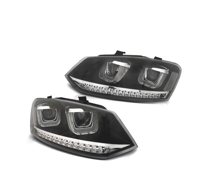PHARES VOLKSWAGEN VW POLO 6R 09-14 DINAMIC DAYLIGHT FOND NOI, Auto-onderdelen, Verlichting, Verzenden