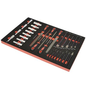 Vijlenset voor metaal – lange doppen – centerpons – drevel, Doe-het-zelf en Bouw, Ophalen of Verzenden, Nieuw