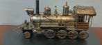 grote decoratieve trein metaal handmade 35 cm - Locomotive