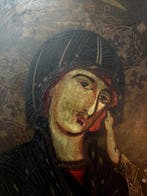 Icoon - Byzantijnse Madonna - Koper
