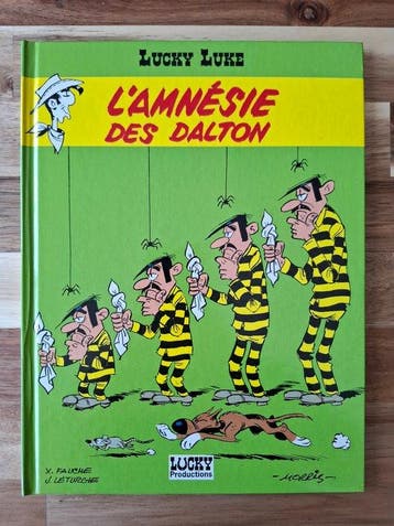 Lucky Luke T60 - lAmnésie des Dalton + dédicace - C - 1