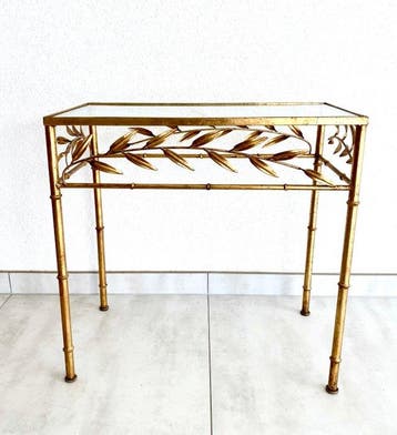 Tafel (2) - Metaal - Consoles en Gouden Bekers, Antiek en Kunst
