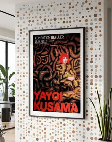 Ausstellung - XXL Plakat - Yayoi Kusama - 2020s