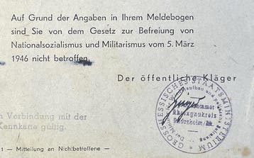 Geallieerde bezetting - Duitsland 1947 -, Gestempeld