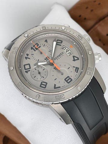 Hermès - Clipper Chronograph Automatic - CP2.941 - Heren -