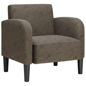 Fauteuil Donkergrijs | Retour deal | Nu -51%, Huis en Inrichting, Verzenden, Minder dan 75 cm, Zo goed als nieuw, 50 tot 75 cm
