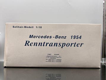 CMC 1:18 - Modelauto - 1954 - Mercedes-Benz Renntransporter, Nieuw