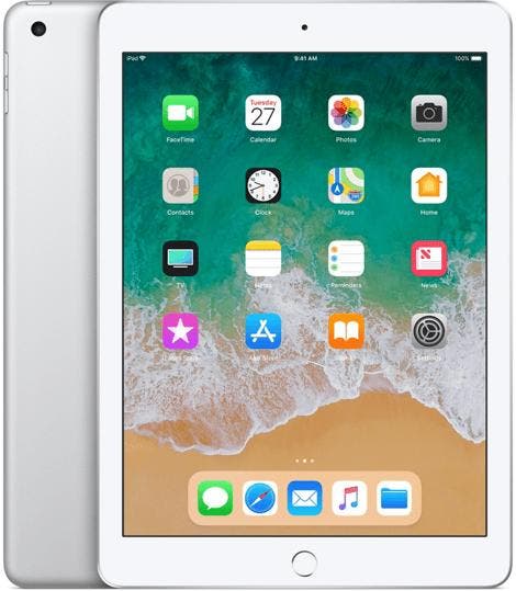 Magazijn opruiming Apple iPad 6 128GB (model 2018) zilver, Computers en Software, Apple iPads, Nieuw, Ophalen of Verzenden