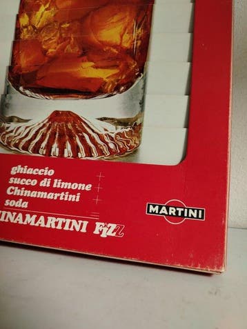 Reclamebord - Naambord - China Martini - jaren zeventig