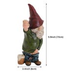 Ondeugende Tuinkabouter - Decor Standbeeld Ornament Hars, Verzenden, Nieuw