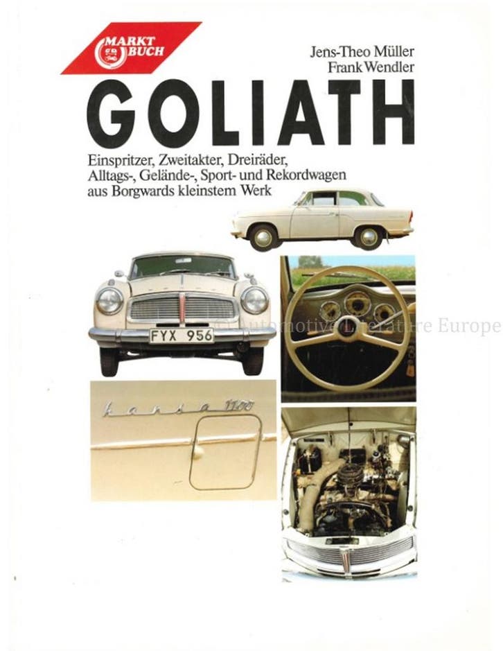 GOLIATH: EINSPRITZER, ZWEITAKTER, DREIRÄDER, ALLTAGS-, GEL.., Boeken, Auto's | Boeken, Ophalen of Verzenden