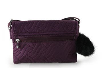 Kipling Schoudertas Paars, Verzenden, Zo goed als nieuw, Paars