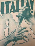 Italie - Carte postale militaire propagande 1945 avril 23, Gelopen