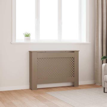 vidaXL Radiatorombouw 112x19x81,5 cm MDF, Verzenden