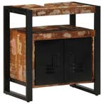vidaXL Badkamerkast 38x33x160 cm massief recycled hout, Verzenden, Nieuw