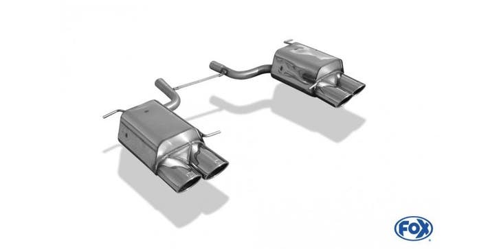 FOX Mercedes SLK type 171 - 4/6 cilinder einddemper rechts/l, Autos : Pièces & Accessoires, Systèmes d'échappement, Envoi
