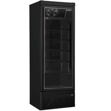 SARO vrieskast met glasdeuren - zwart - GTK 560, Verzenden, Nieuw in verpakking, Koelen en Vriezen