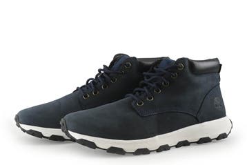 Timberland Veterboots in maat 43½ Blauw, Kleding | Heren, Timberland, Boots, Zo goed als nieuw, Verzenden