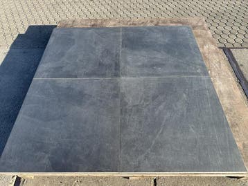 Veiling - 25,6 M2 Keramische Tegel Slate 80x80x2 Cm, Tuin en Terras, Nieuw