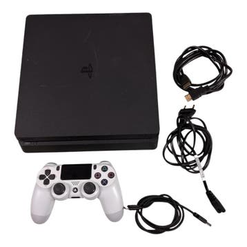 Playstation 4 Slim 1TB + Witte V2 Controller (PS4), Games en Spelcomputers, Spelcomputers | Sony PlayStation 4, Verzenden, Nieuw