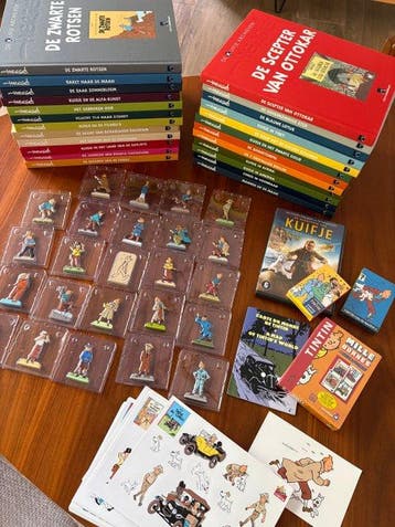 De Kuifje archieven - incl metalen figuren - Albums -
