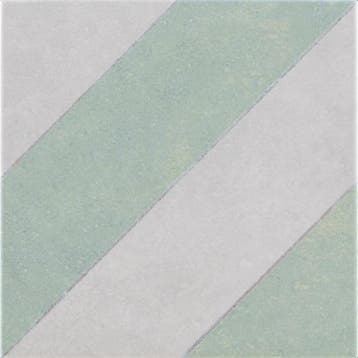 22,3X22,3 DIAGONALS SAGE Mat, Ophalen of Verzenden, Nieuw