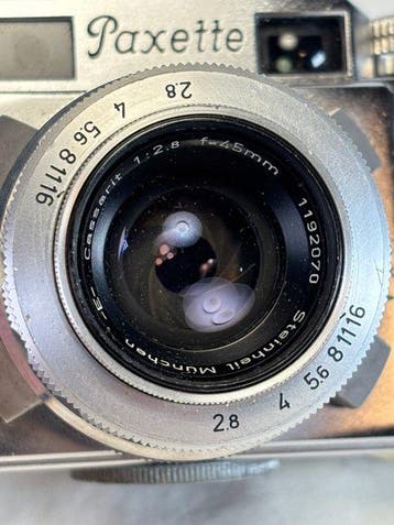 Braun Paxette II M ( 1953 ) Analoge camera, Nieuw
