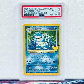 Pokémon Graded card - BLASTOISE HOLO #2 - Pokémon - PSA 10, Nieuw
