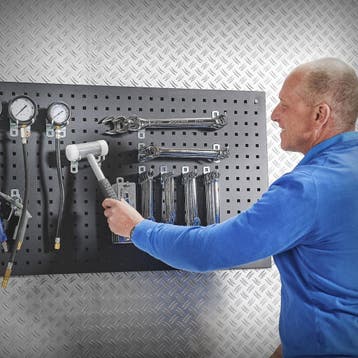 Datona Gereedschapshaak - 10 cm (20 stuks) - Datona - Zwart, Doe-het-zelf en Bouw, Werkbanken, Ophalen of Verzenden, Nieuw