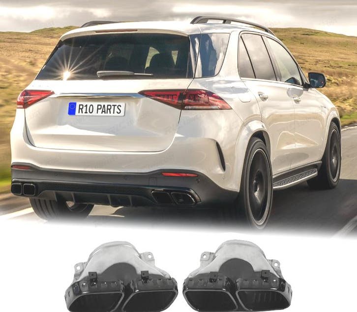 EMBOUTS D´ÉCHAPPEMENT MERCEDES GLE W167 19- LOOK GLE63 NOIR, Autos : Pièces & Accessoires, Systèmes d'échappement, Envoi
