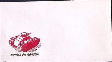 Amerikaanse envelop WWII (lijst optie), Verzenden