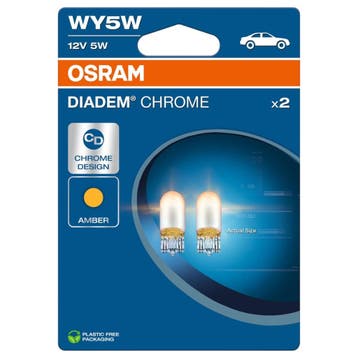 Osram WY5W Diadem Chrome Amber Lampen, Verzenden