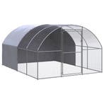 vidaXL Kippenren 3x4x2 m gegalvaniseerd staal, Verzenden
