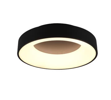 Trio GIRONA plafondlamp | LED | mat zwart | Ø 45 cm | IP20 |, Verzenden