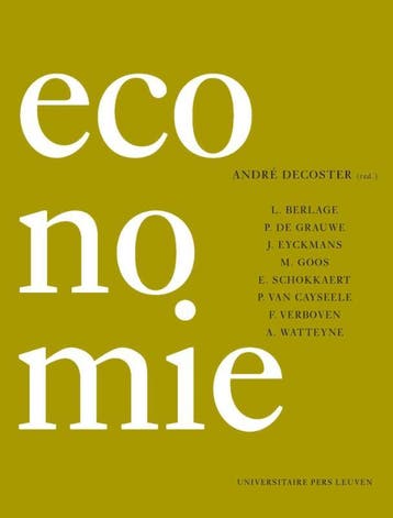 Economie 9789058679598 Marluce Goos, Verzenden, Marluce Goos