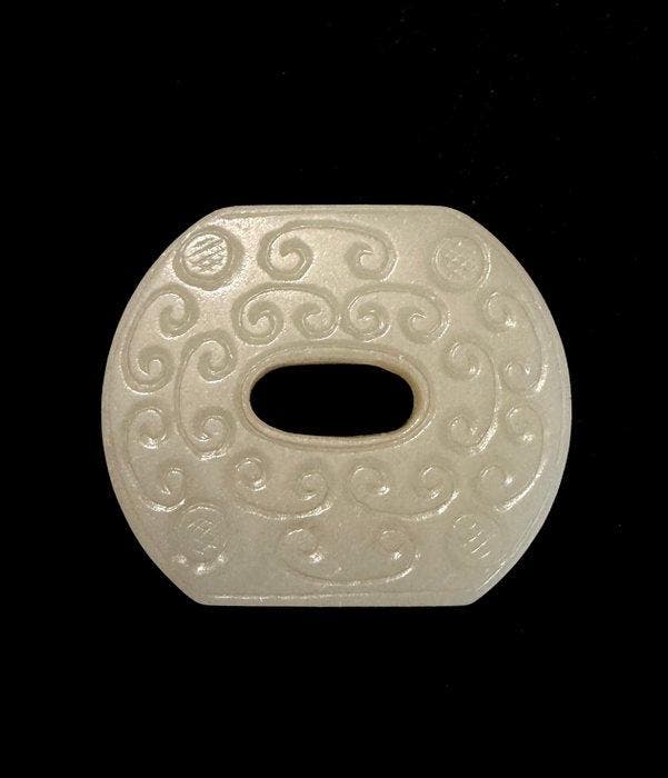 Hanger - Nefriet Jade - China - 20e eeuw, Antiek en Kunst, Antiek | Overige Antiek
