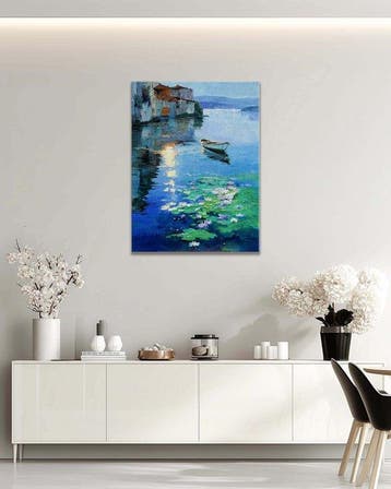 Stefano - Water Lilies at Dusk