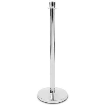 Afzetpaal | MODERN | Verchroomd | Ø320x920(h)mm Luxus, Verzenden