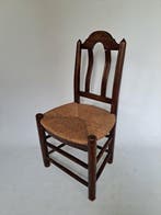 Chaise - Bois, biezenmat, Antiquités & Art