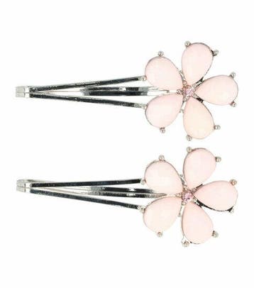 Haarspeld Schuifspeldjes 5cm - Bloem - Pastel - Roze - Set, Handtassen en Accessoires, Nieuw