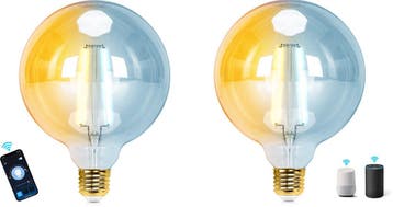 E27 LED lamp - Dimbaar - Filament lamp - 6W - 2 stuks - Aigo, Verzenden, Nieuw