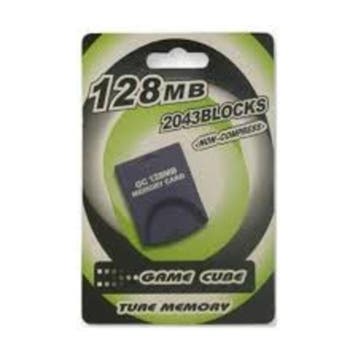 Memory Card 128MB Gamecube Zwart (Nieuw), Games en Spelcomputers, Ophalen of Verzenden, Nieuw