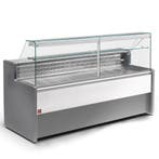 Gekoelde vitrinetoonbank met rechte ruit 90°, met reserve -, Verzenden, Nieuw in verpakking, Koelen en Vriezen