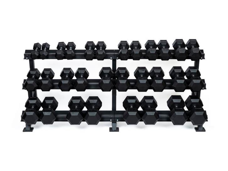 Martech Hex halterset 5-40KG + 3-laags rack, Sports & Fitness, Appareils de fitness, Enlèvement ou Envoi