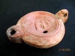 Oud-Romeins, Keizerrijk Terracotta olielamp, Antiek en Kunst