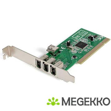 StarTech.com 4-poort PCI 1394a FireWire Adapter Kaart 3, Verzenden, Nieuw