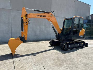 Veiling: Rupsgraafmachine Hyundai R60VS Diesel 40.5kW 2019, Ophalen