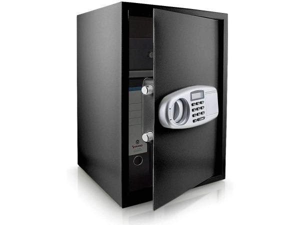 Veiling - Elektronische kluis incl. digitaal scherm, Articles professionnels, Aménagement de Bureau & Magasin | Sécurité